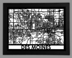Des moines framed 18x24