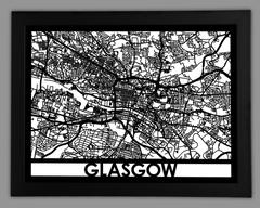 Glasgow framed 18x24