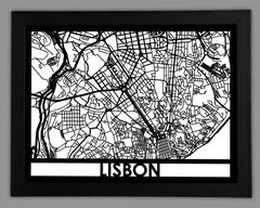 Lisbon framed 18x24