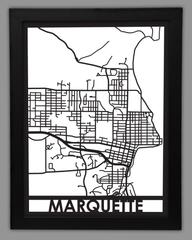 Marquette framed 18x24