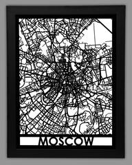 Mowscow framed 18x24