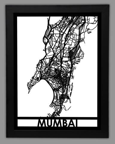 Mumbai framed 18x24