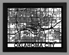 Oklahomacity framed 18x24