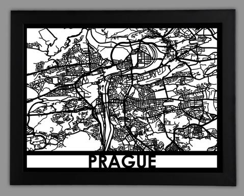 Prague framed 18x24