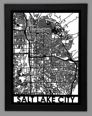 Saltlakecity framed 18x24