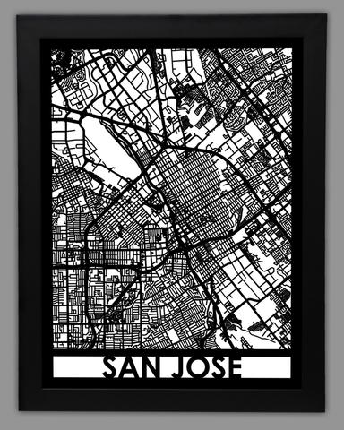 Sanjose framed 18x24