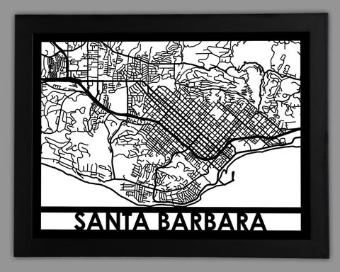 Santabarbara framed 18x24