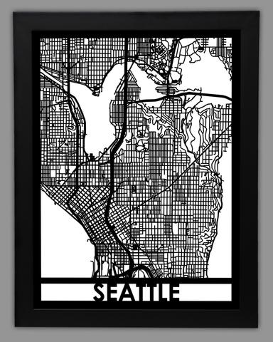 Seattle framed 18x24