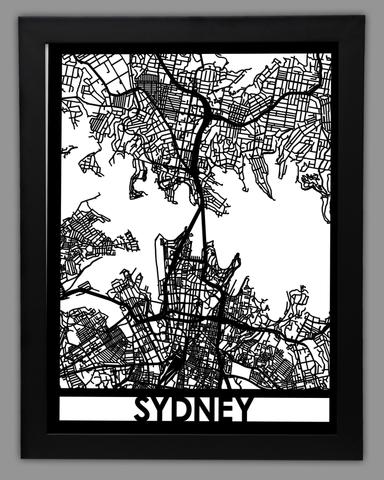 Sydney framed 18x24