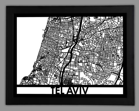 Telaviv framed 18x24