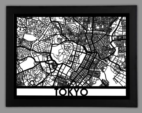 Tokyo framed 18x24