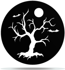 Gobo Halloween Dead Tree