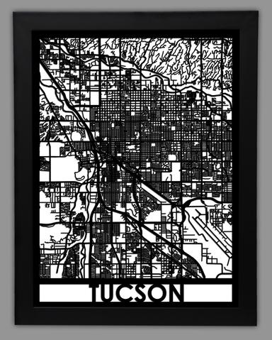 Tucson framed 18x24
