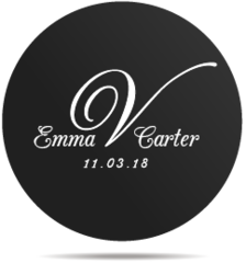 Gobo Wedding Calligraphic