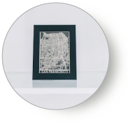 5x7” Stainless Steel City Maps